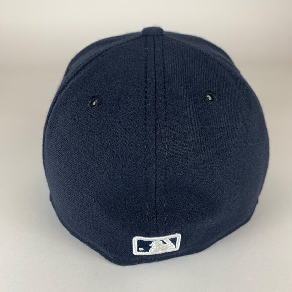 Detroit Tigers MLB Navy Blue New Era 59Fifty Fitted Hat No Side NE Logo 7 1/4 - Picture 3 of 6